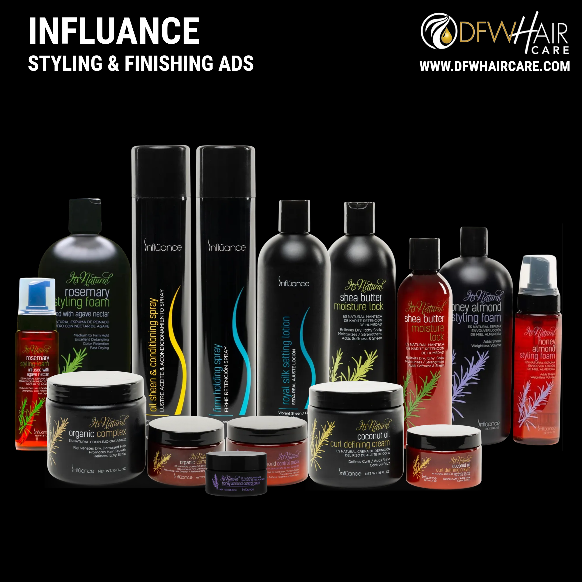 Influance - Styling and Finishing Aids – DFWhaircare