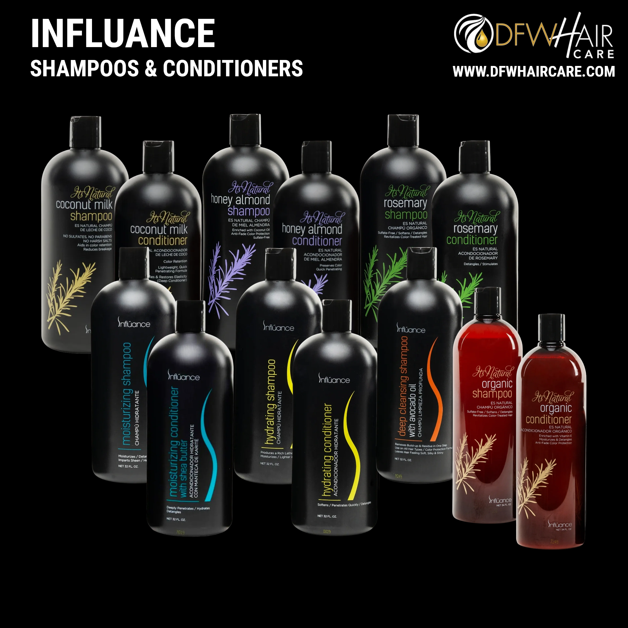 Influance - Shampoo & Conditioner – DFWhaircare