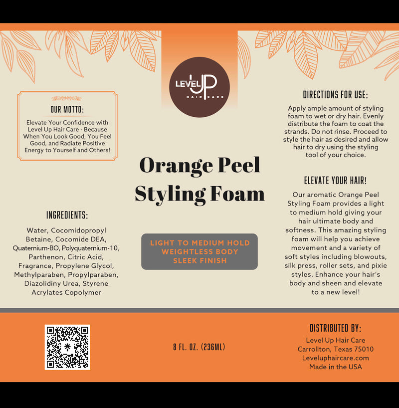 LEVEL UP Orange Peel Styling Foam